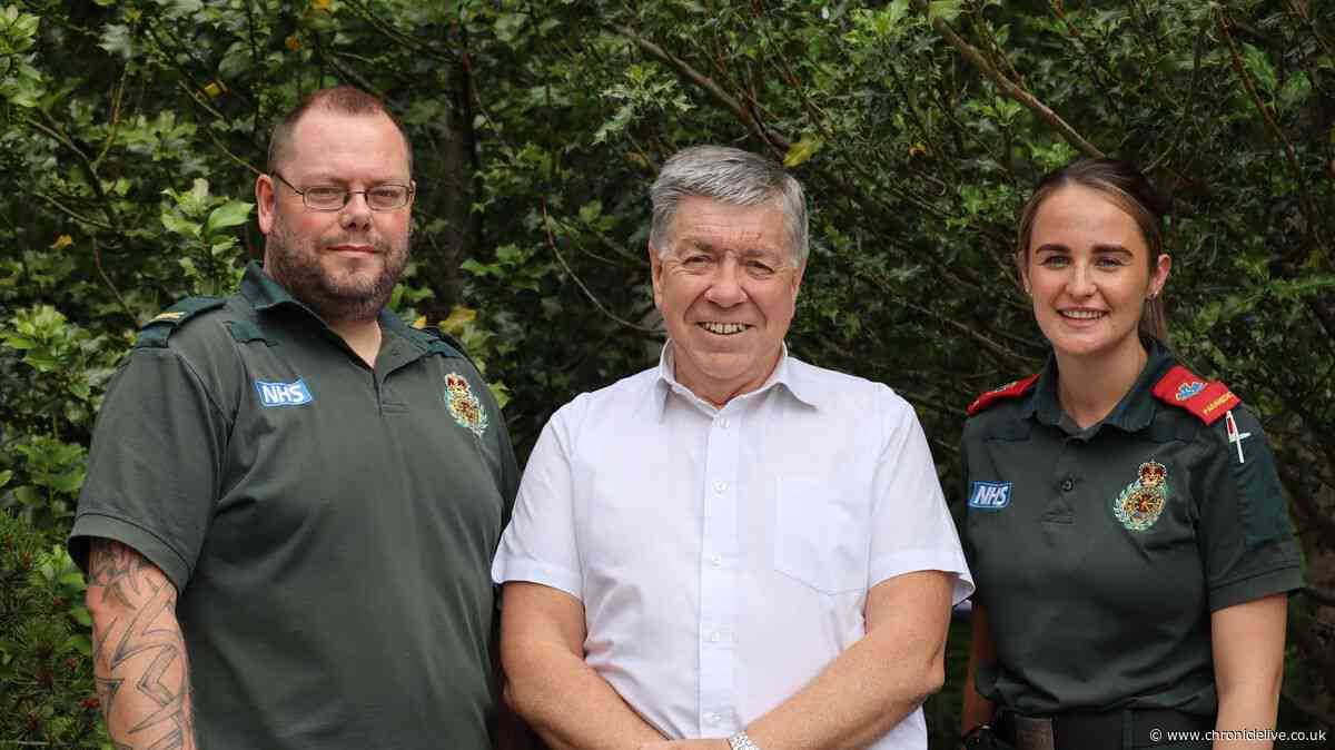 Consett man helped save his own life after recognising early signs of heart attack