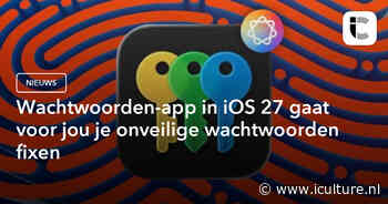Wachtwoorden-app in iOS 27 gaat voor jou je onveilige wachtwoorden fixen