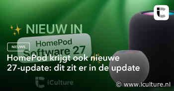 HomePod krijgt ook nieuwe 27-update: dit zit er in de update