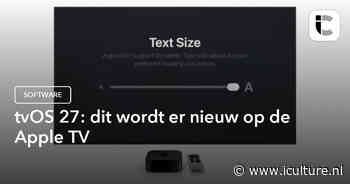 tvOS 27: dit wordt er nieuw op de Apple TV