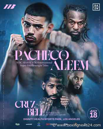 Diego Pacheco Returns July 18 As Andy Cruz Lands IBF Title Eliminator