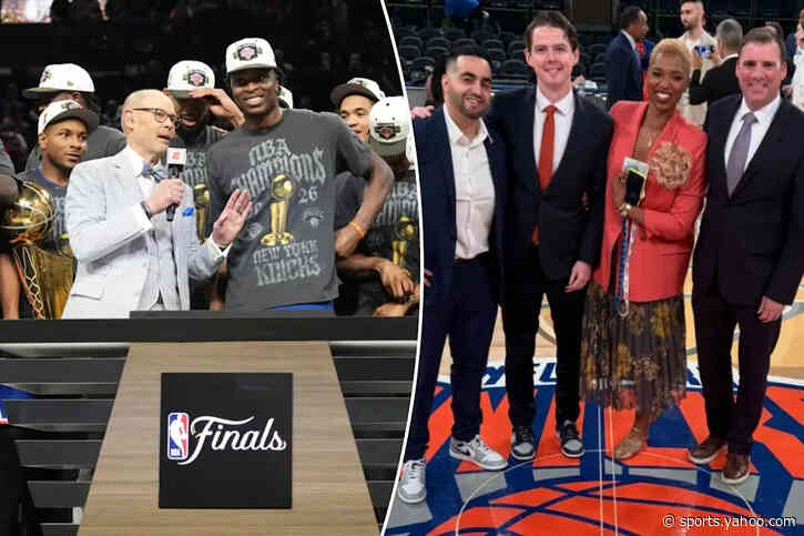 Listen to Knicks radio voice Tyler Murray’s call of team’s monumental NBA title win