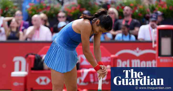 Emma Raducanu fights back from shocking start but loses Queen’s final to Donna Vekic