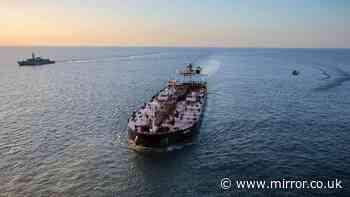 Man, 38, arrested after Russian shadow oil tanker intercepted in Channel