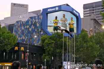Allianz Finch & Socceroos Score With OOH Campaign On Melbourne’s Emporium