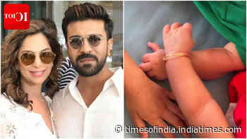 Ram Charan and Upasana REVEAL first glimpse of twins