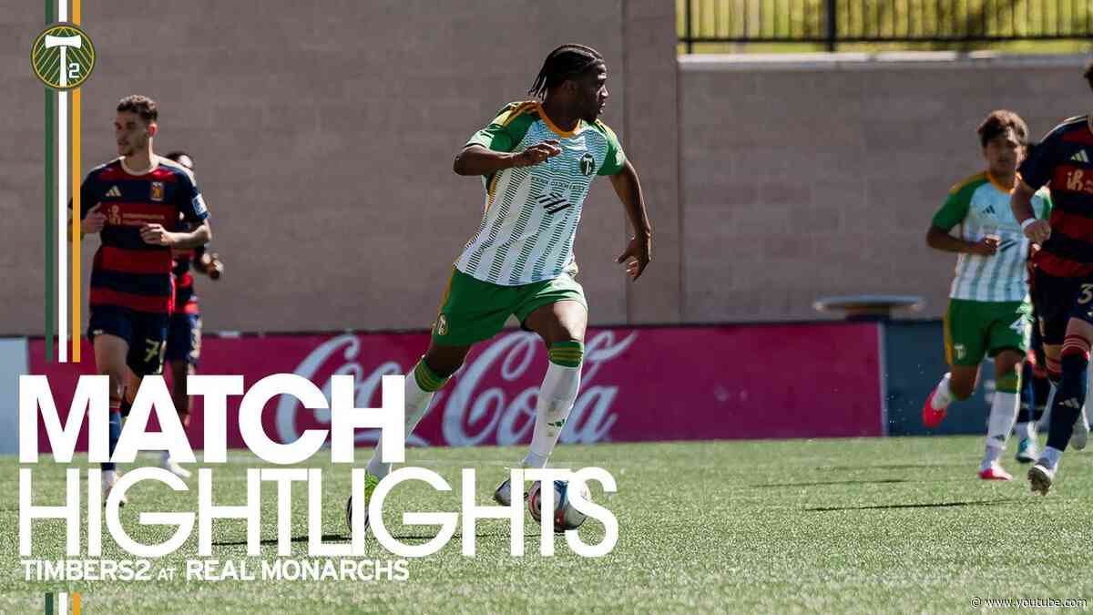 HIGHLIGHTS | Real Monarchs vs. Timbers2 | June 13, 2026