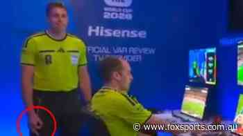 ‘No f***ing way’: Aussie ref causes World Cup stir over pre-game gesture — Daily