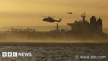 Watch: MOD video shows Russian shadow fleet tanker interception