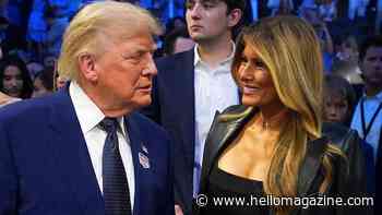 Melania Trump makes stylish appearance as Donald celebrates 80th birthday at White House UFC spectacle