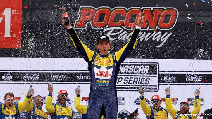 Hamlin Takes Third-Straight Cup Win, Bell's Gutsy Day Runs Out Of Fuel
