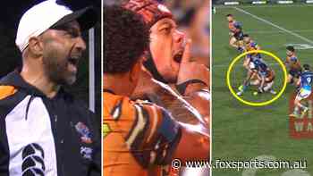 Verdict on controversial tackle after Luai’s hat-trick statement in Tigers win
