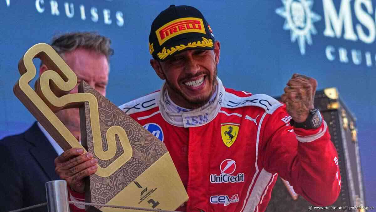„Roter Hammer“: Pressestimmen zu Hamiltons Ferrari-Debütsieg