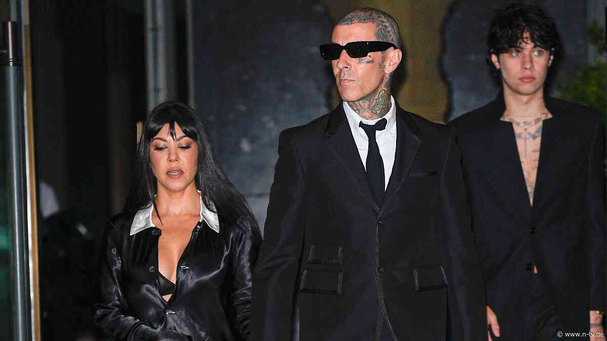 Seltener Red-Carpet-Auftritt: Kourtney Kardashian begleitet Travis Barker zu seiner Filmpremiere