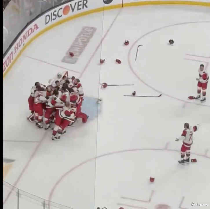 The Hurricanes win their second Stanley Cup
