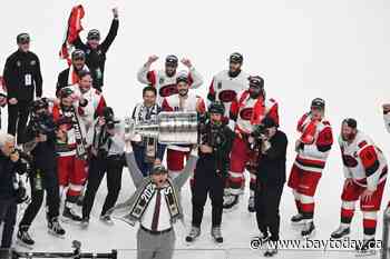 Hurricanes use stifling defense to blank Golden Knights 3-0 in Game 6 and win the Stanley Cup