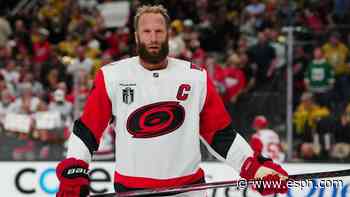 Hurricanes' Staal, 37, oldest Conn Smythe winner