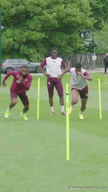 The lads put their pace to the test in a running race 🏃‍♂️ Who comes out on top?