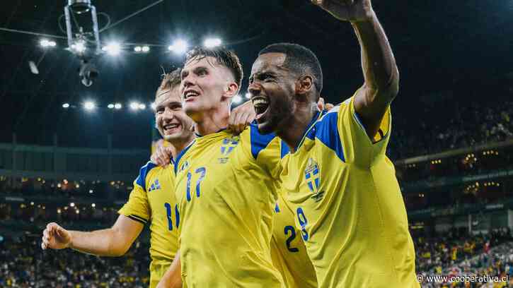 Suecia goleó a Túnez y tomó el liderato del Grupo F en su estreno por el Mundial