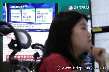 Oil prices tumble and Asian shares surge as US and Iran near deal to end Middle East war