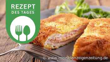 Cordon bleu aus der Heißluftfritteuse: knusprig und mit deutlich weniger Fett
