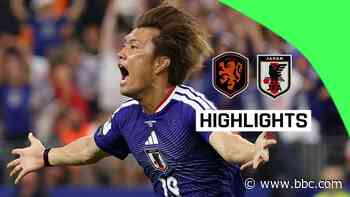 Japan come from behind twice to draw with Netherlands