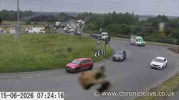 Gateshead A1 crash LIVE: Updates as sliproad blocked as emergency services respond to collision