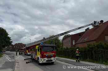 FW-AUR: Große Hitze gestaltet Kaminbrand-Bekämpfung herausfordernd