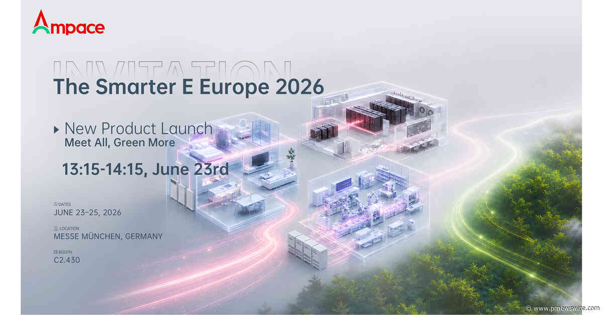 Ampace Unveils 'Meet All, Green More' Vision at Intersolar Europe 2026
