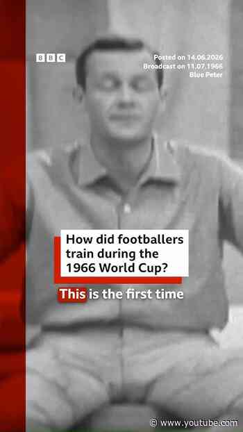 How did footballers train during the 1966 World Cup? #BBCNews