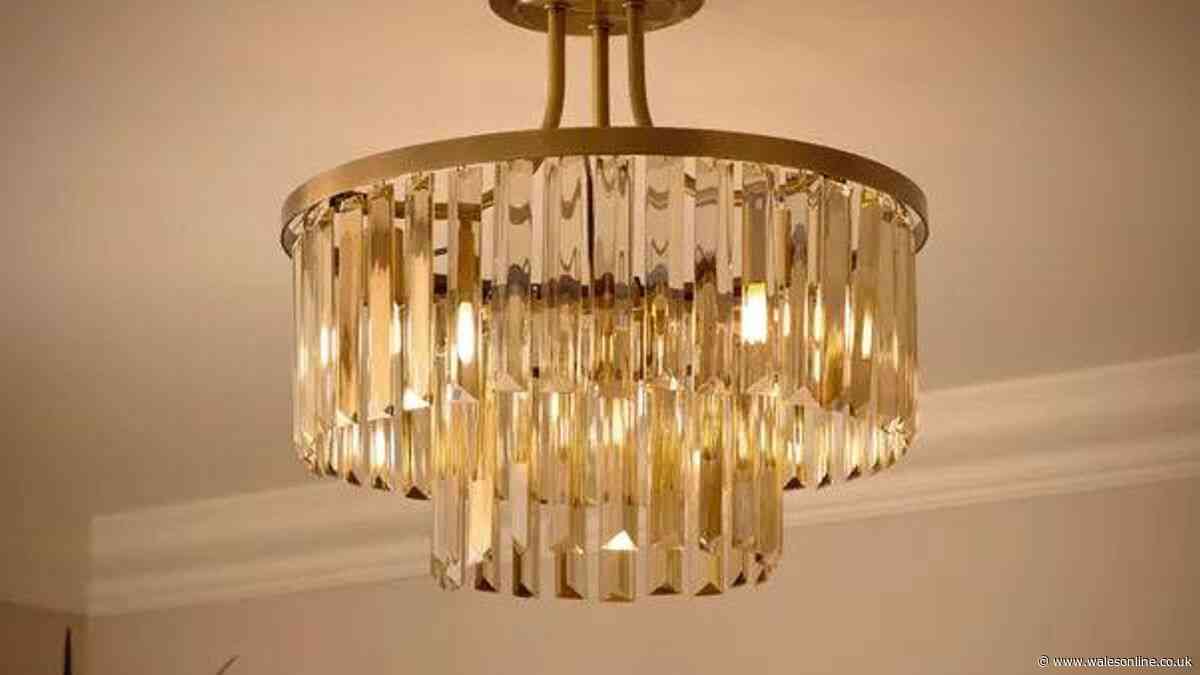 Dunelm chandelier now £56 as shopper says 'I chose it over £195 Next version'