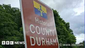 Historic county boundary signs erected along river