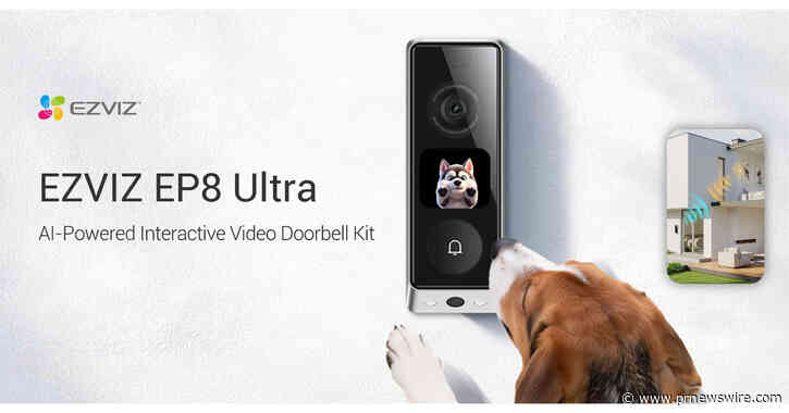 EZVIZ propose une nouvelle solution d'entrée intelligente avec la sonnette vidéo EP8 Ultra, qui modernise les entrées grâce à une technologie à double objectif et à un écran interactif.