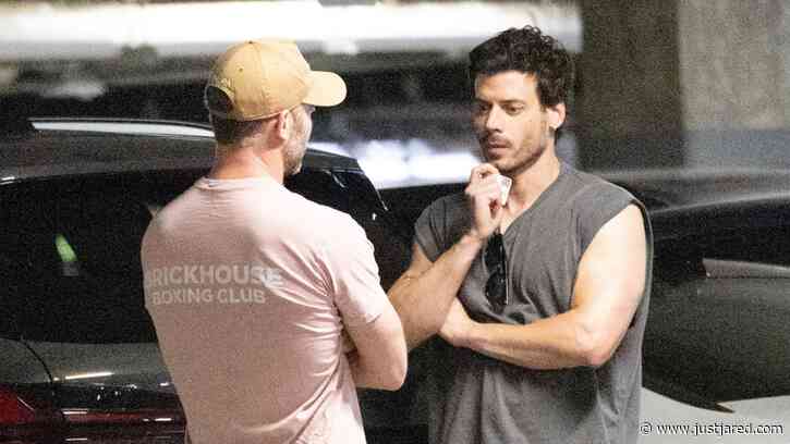 François Arnaud & Luke Macfarlane Head Out After a Late Night Workout in West Hollywood