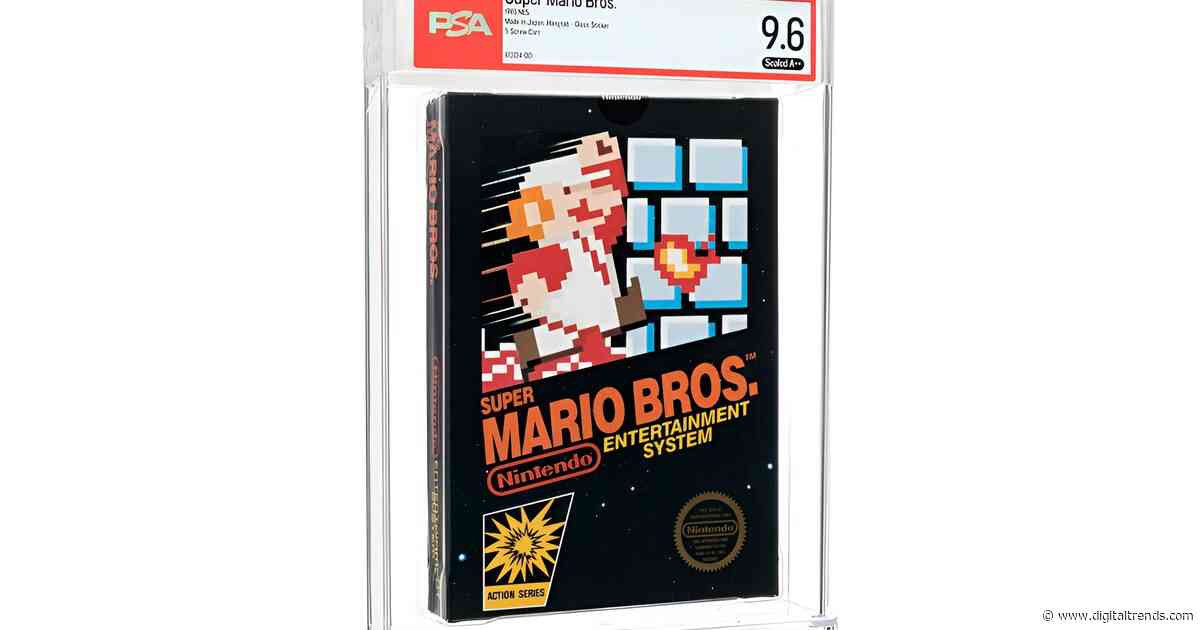 A Nintendo Super Mario Bros. copy just sold for a staggering $3 million