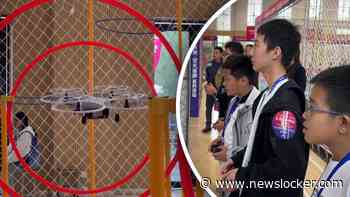 Mega-drone-wedstrijd in China: 3600 scholieren strijden voor titel