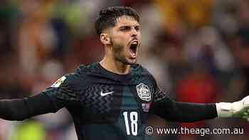 How Socceroos’ newest star went from accidental goalkeeper to national hero