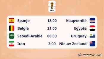 Dagprogramma WK | Titelkandidaat Spanje begint tegen Kaapverdië, Iran in actie