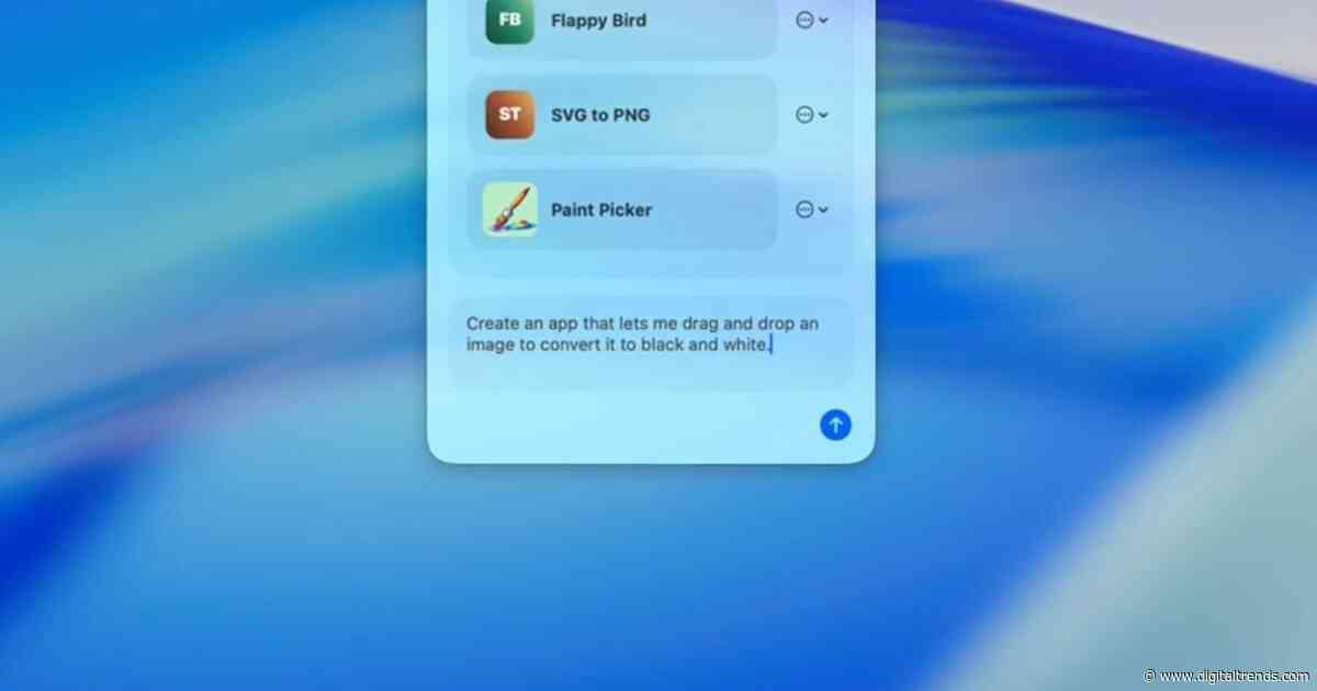 This free AI Mac app builder turns throwaway prompts into real desktop tools