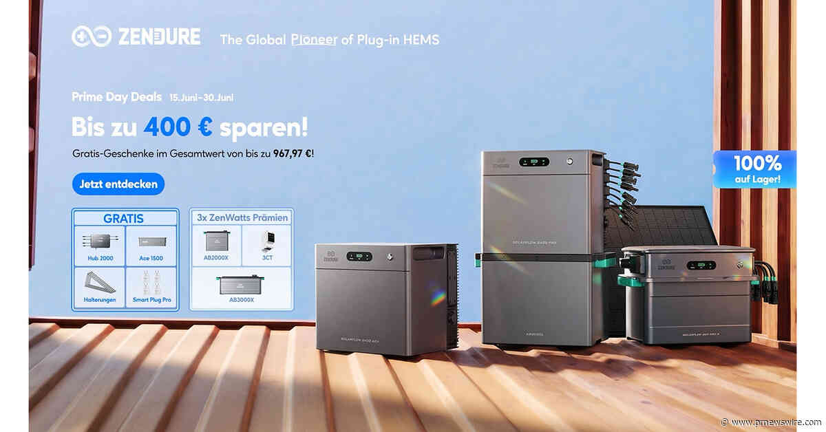Zendure Launches Prime Day 2026: Save up to €400 on SolarFlow Energy Storage