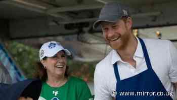 Prince Harry makes surprise appearance serving up food as he misses major royal event