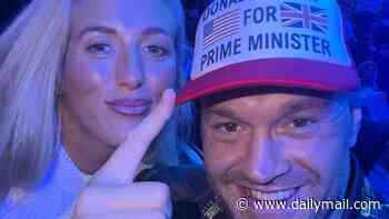 Tyson and Paris Fury hit by backlash from Travellers as they are criticised for 'forgetting their values' while posing at the White House in 'Trump for Prime Minister' hat