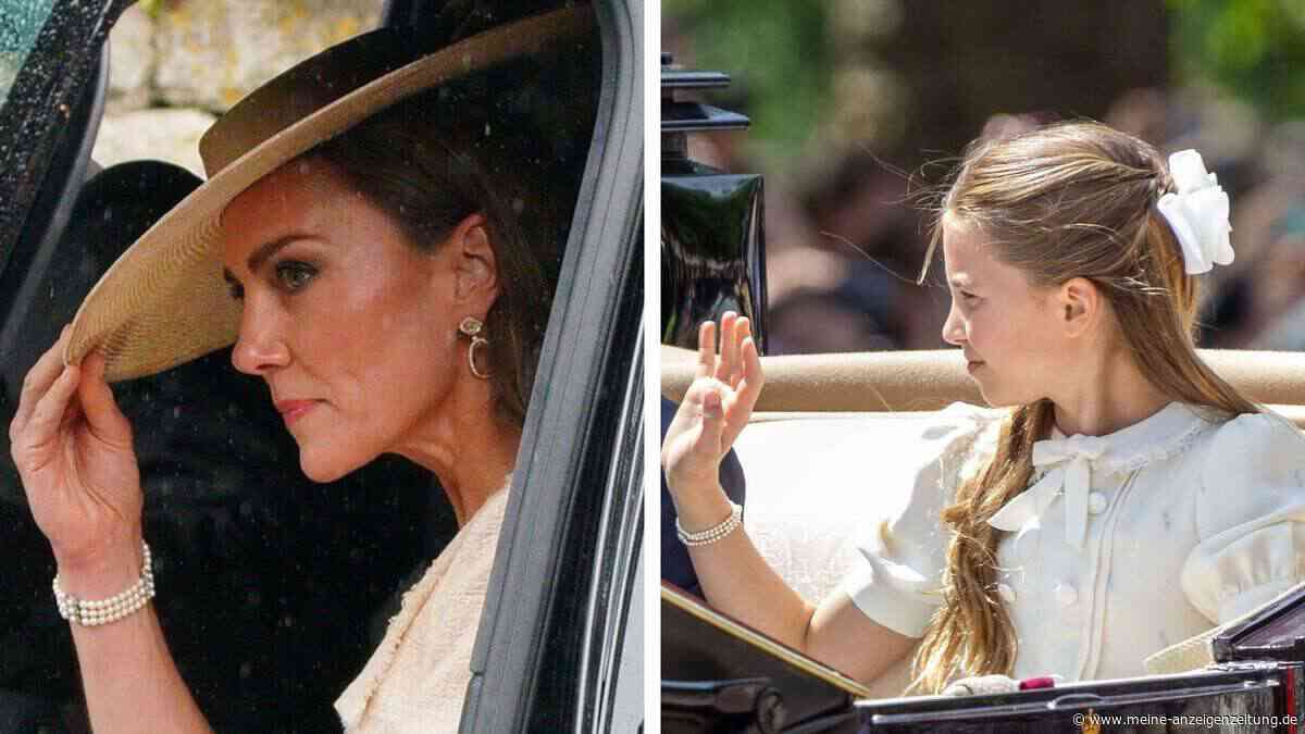 Prinzessin Kate und Charlotte bei Trooping the Colour: Mutter und Tochter mit demselben Armband