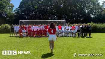 Footballer's widow turns grief into fundraiser