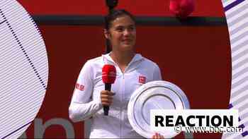 Raducanu thankful for 'incredible support' after Queen's final loss
