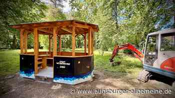 Kaum steht der neue Pavillon für die Jugend in der Schilleranlage, wird er schon beschädigt