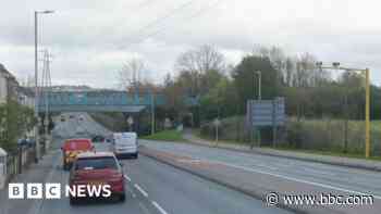 Storage unit containing fuel catches fire