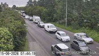Crash and vehicle fire cause huge delays on around A1 and A19 - key details