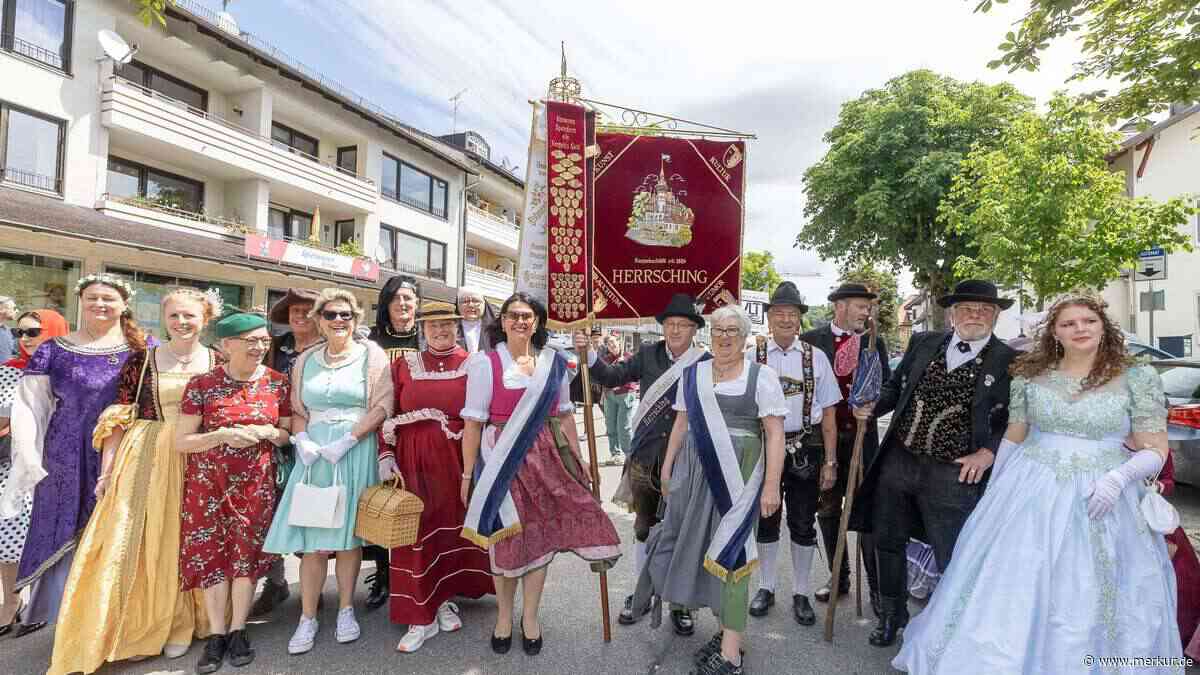 „Überwältigender“ Festzug in Herrsching: Zelt bis zum letzten Platz gefüllt