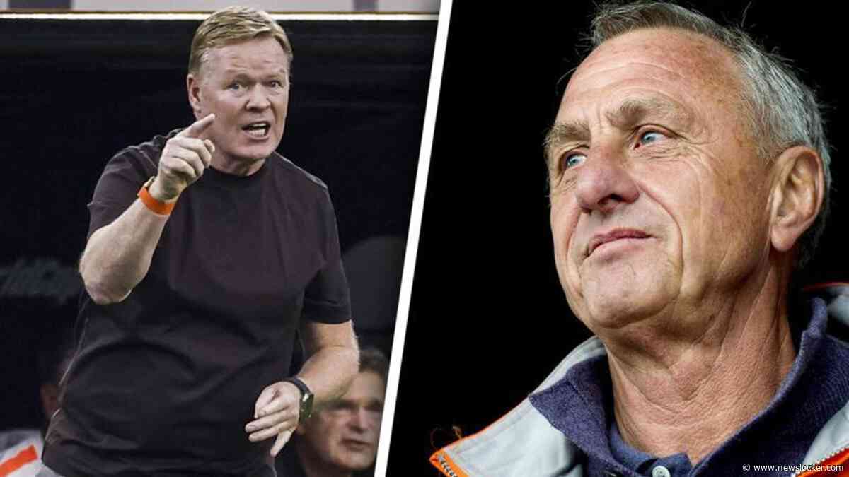 ‘Ronald Koeman heeft filosofie Johan Cruijff in diepe lade weggestopt’